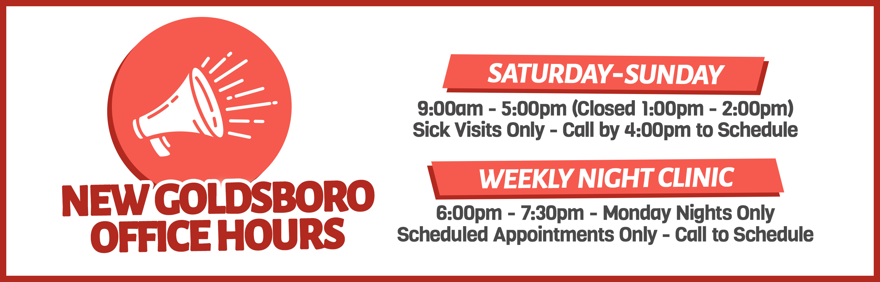 New Office Hours