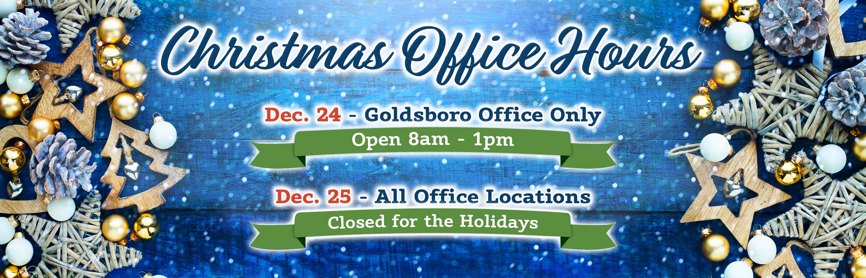 Christmas Hours