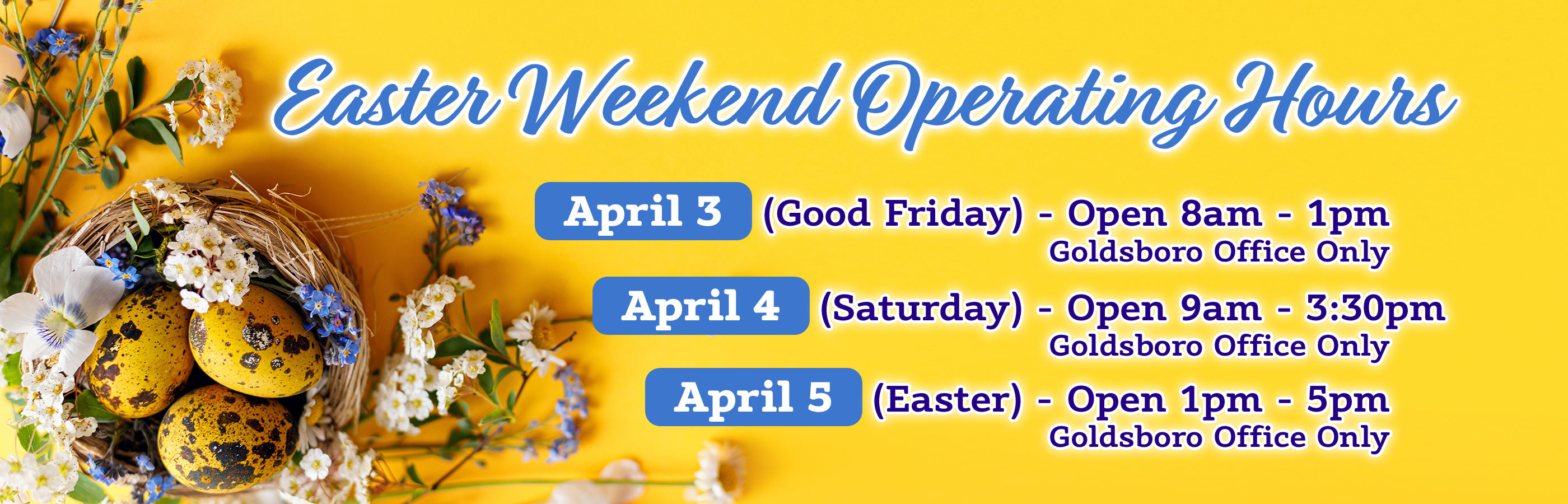 Easter Hours
